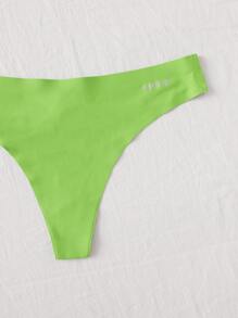 7pack Solid No Show Panty - Multicolor - View 5