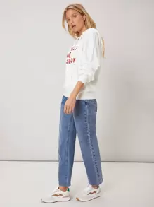 SHEIN EZwear Capucha de hombros caídos