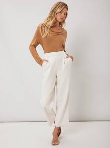 SHEIN Essnce Cowl Neck T-Shirt