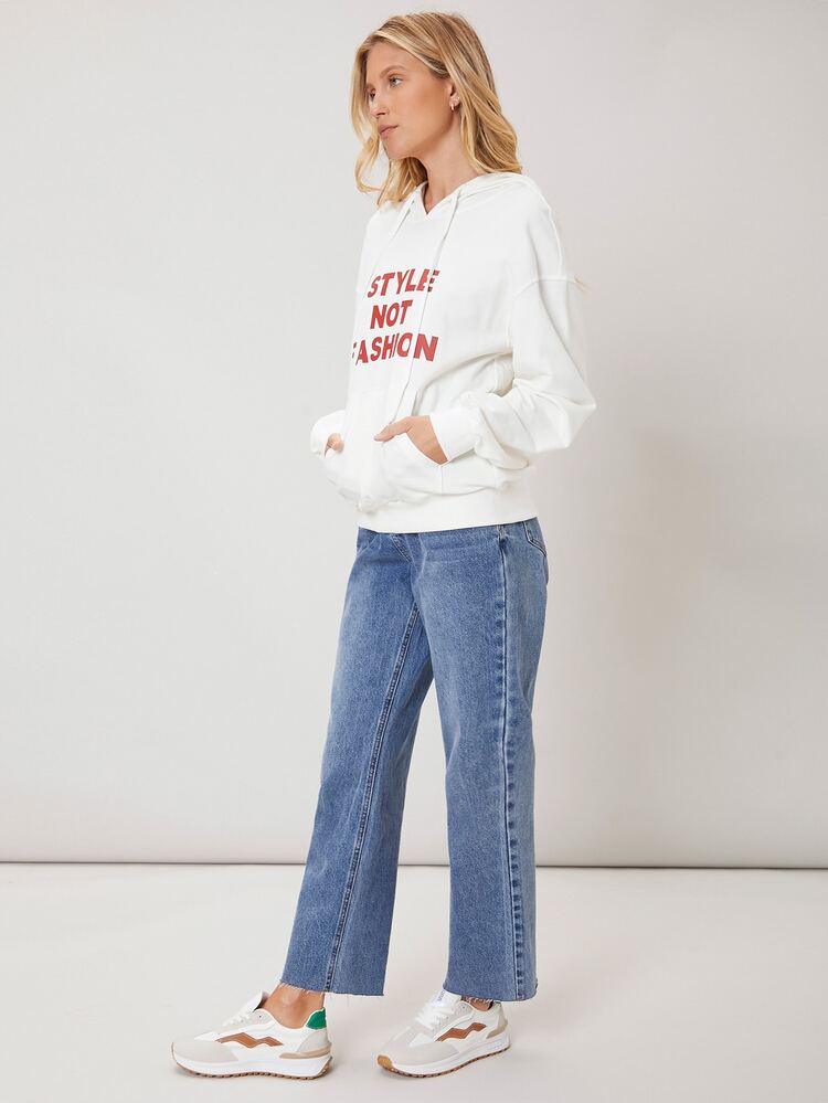 Drop Shoulder Hoodie