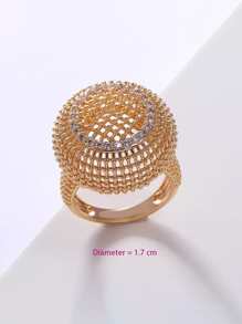 Hollow Out Ring - Yellow Gold - View 7