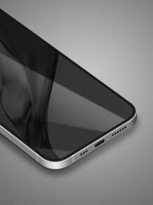 1pc Privacy Tempered Glass Screen Protector Compatible With iPhone15/15Plus/15Pro/15Promax - Clear - View 4
