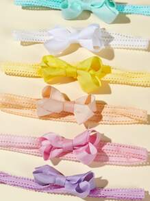 6 件婴儿简约头带和 6 双袜子情人节礼物 - 彩色 - 查看 6