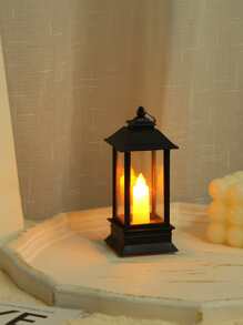 1pc Vintage Decorative Light,  LED Decoration Lantern For Home Decor - Yellow - View 4