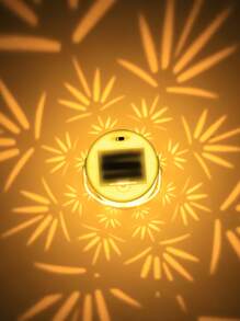 Đèn trang trí chiếu 1pc - Màu vàng - Xem 2