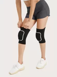 2 piezas Rodillera deportivo - Negro - Ver 5