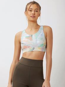 MOTF PREMIUM TIE-DYE CUT-OUT SPORTS TANK TOP - Multicolor - View 4