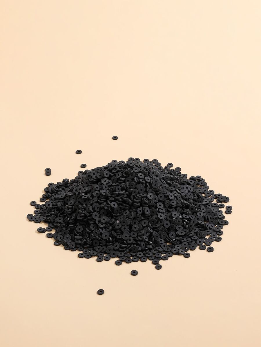 1 gói Phụ kiện Trang sức Tự làm Hạt - màu đen - Xem 1