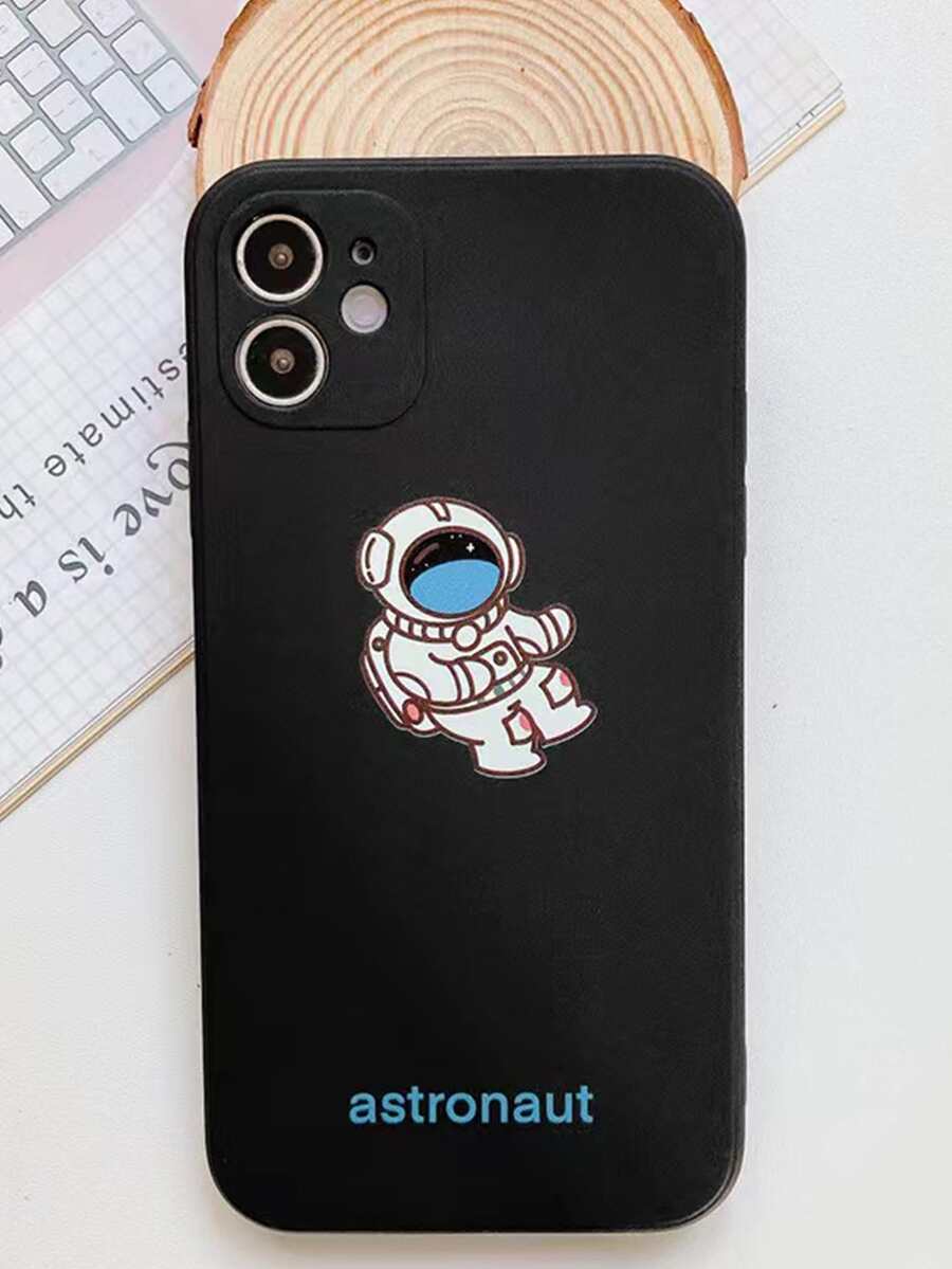 卡通宇航員手機外殼 - 彩色 - 查看 1