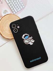 卡通宇航員手機外殼 - 彩色 - 查看 2