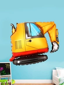 1入組挖掘機形狀小氣球