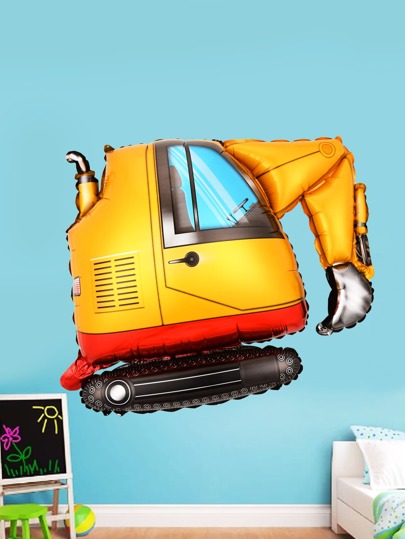 1pc Excavator Shaped Balloon