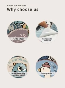 2 miếng dán hoạt hình đồ họa tương thích với Apple Pencil thế hệ thứ 2 - Nhiều màu - Xem 6