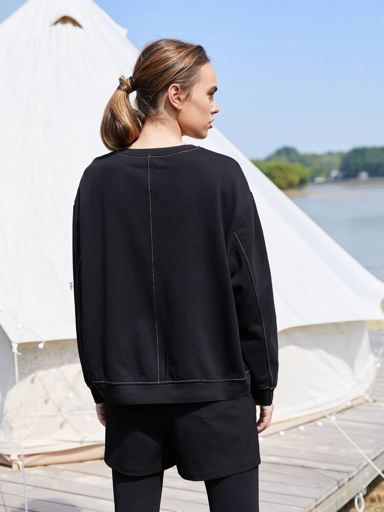 Drop Shoulder Pullover