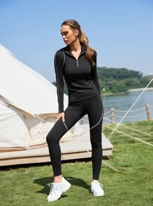 SHEIN 修身運動T恤