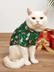 Capucha para mascota con dibujos animados con patrón de pingüino