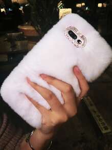 Ốp trang trí bằng kim cương giả tương thích với iPhone Tương thích với iPhone 11,IPhone 13,IPhone 14 Pro Max - trắng - Xem 3