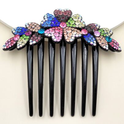 Rhinestone Flower Decor Hair Pin