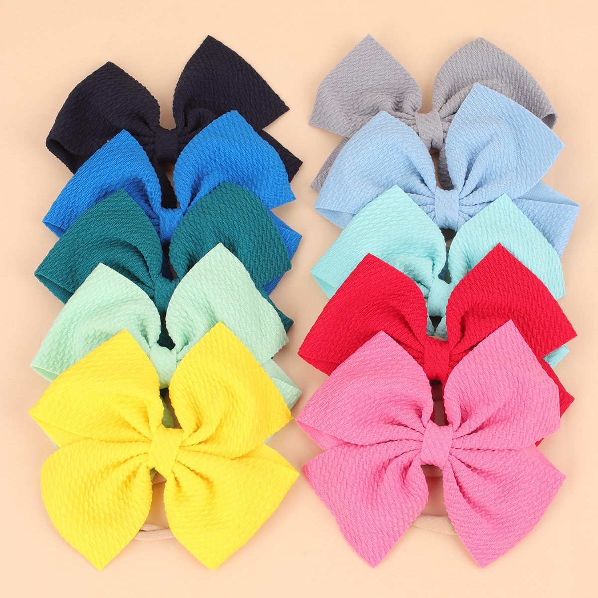 для детей 10шт Повязка на голову с бантом