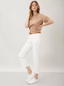 MOTF PREMIUM Camiseta con encaje - Albaricoque - Ver 7