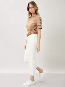 MOTF PREMIUM Camiseta con encaje - Albaricoque - Ver 9