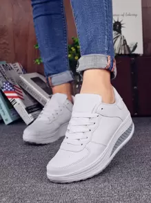 Giày Giản dị Nữ - trắng - Xem 1