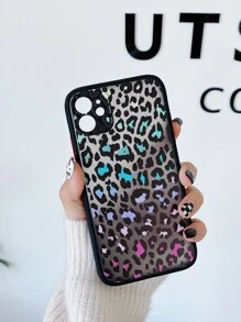 Leopard Phone Case - Black - View 2