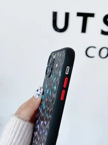 Leopard Phone Case - Black - View 3