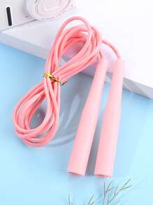 1pc Adjustable Skipping Jump Rope - Baby Pink - View 1