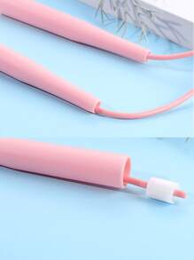 1pc Adjustable Skipping Jump Rope - Baby Pink - View 3