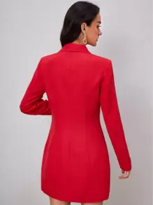 BizChic 西裝領雙排扣西裝洋裝工作服