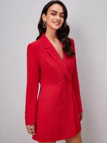 BizChic 西裝領雙排扣西裝洋裝工作服