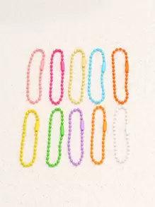10pcs Chain DIY Jewelry Accessory - Multicolor - View 1