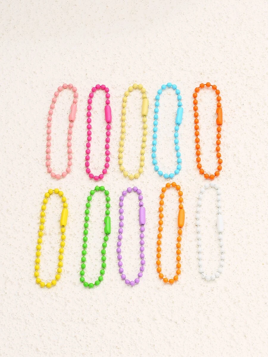 10pcs Chain DIY Jewelry Accessory - Multicolor - View 1