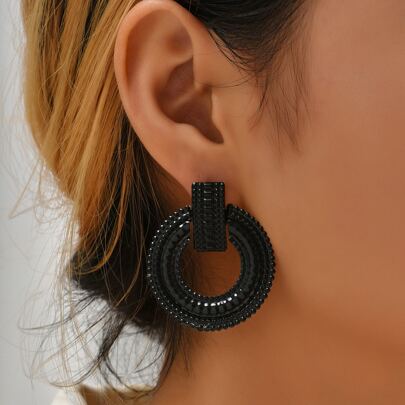 Round Design Earrings