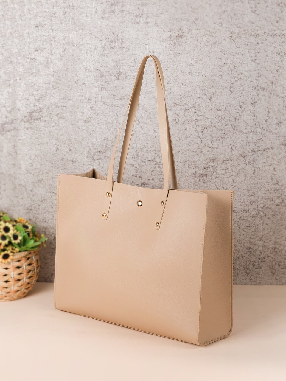 Minimalist Shoulder Tote Bag