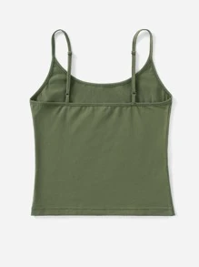 SHEIN EZwear Solid Adjustable Strappy Cami Top