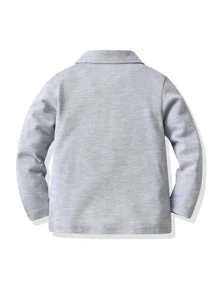 SHEIN 年輕男孩菱形印花polo衫