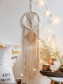 1 cái lá dệt trang trí treo tường - Nhiều màu - Xem 4