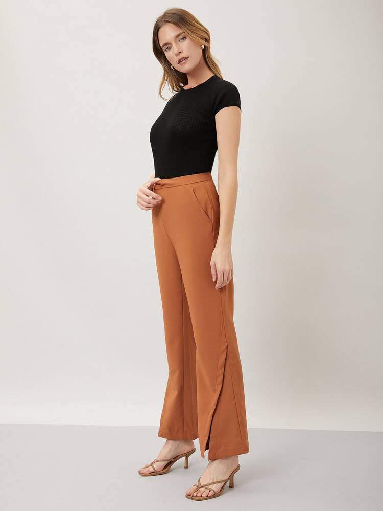 MOTF PREMIUM WOOL MIX RIBBED KNIT TOP - Black - View 8