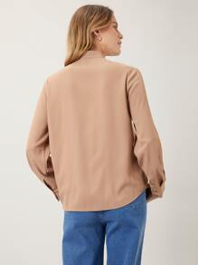 MOTF PREMIUM Top de ajuste recto - Albaricoque - Ver 2