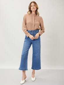 MOTF PREMIUM Top de ajuste recto - Albaricoque - Ver 7