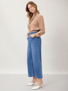 MOTF PREMIUM Top de ajuste recto - Albaricoque - Ver 9