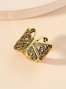 Anillo con diseño de mariposa - Bronce - Ver 3