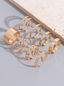 8 chiếc vòng thiết kế chuỗi - Vàng - Xem 2