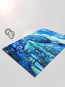 1張藍色小鎮風景防水防曬無框畫 - 彩色 - 查看 6