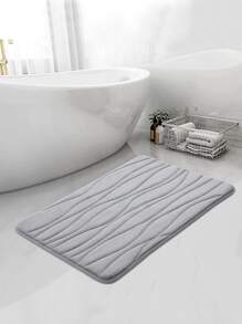 1pc Plain Non-slip Bath Rug