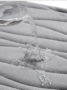 1pc Plain Non-slip Bath Rug