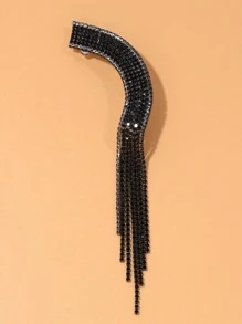 1pc Rhinestone Tassel Earring