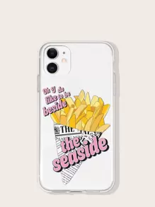 Ốp lưng điện thoại trong suốt khoai tây chiên - Nhiều màu - Xem 1